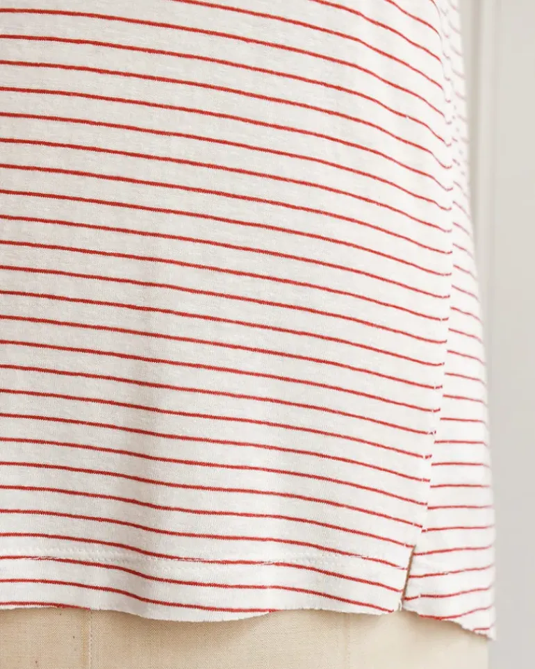 Artell Striped Tee - Cherry