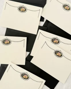 Black Bouquet Notecard Set