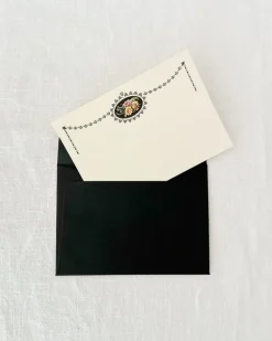 Black Bouquet Notecard Set