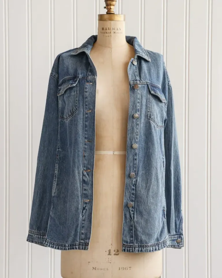 Boyfriend Denim Shacket