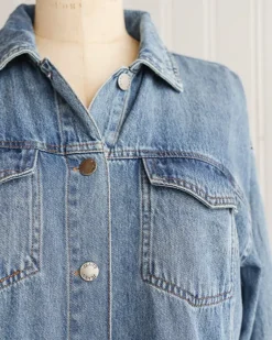 Boyfriend Denim Shacket