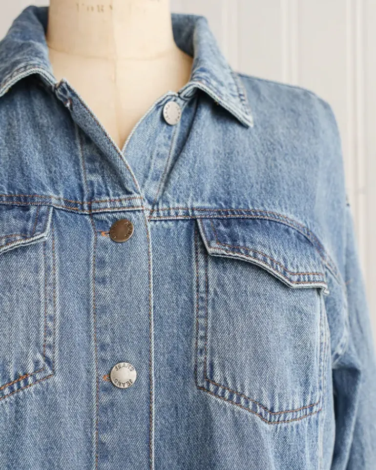 Boyfriend Denim Shacket