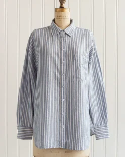 Brooklyn Boyfriend Striped Shirt