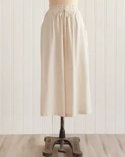 Caicos Cropped Linen Pants