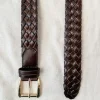 Callie Braided Belt - Brown