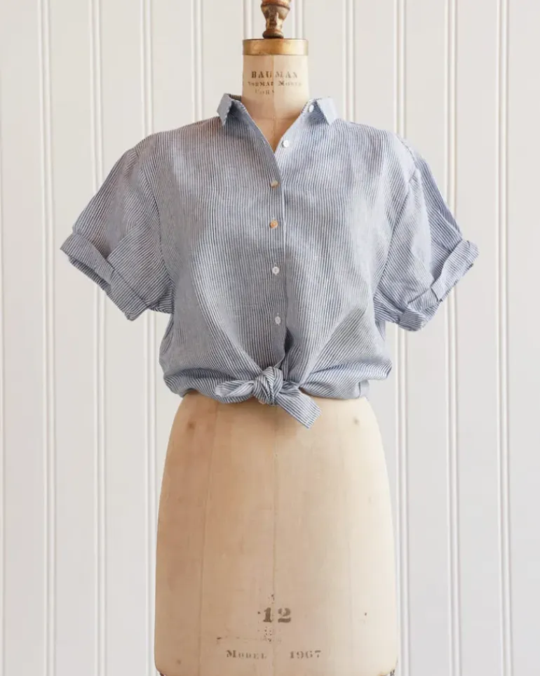 Coastal Maine Linen Top