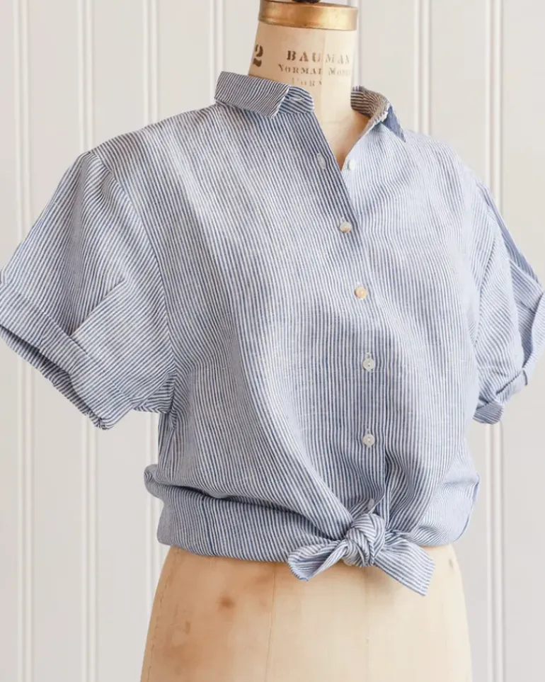Coastal Maine Linen Top
