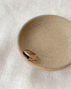 Corey Black Stone Ring
