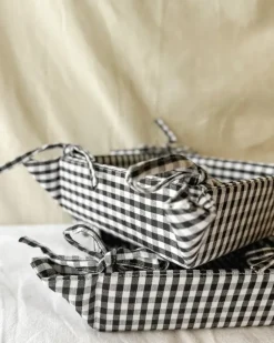 Cotton Storage Tray - Gingham
