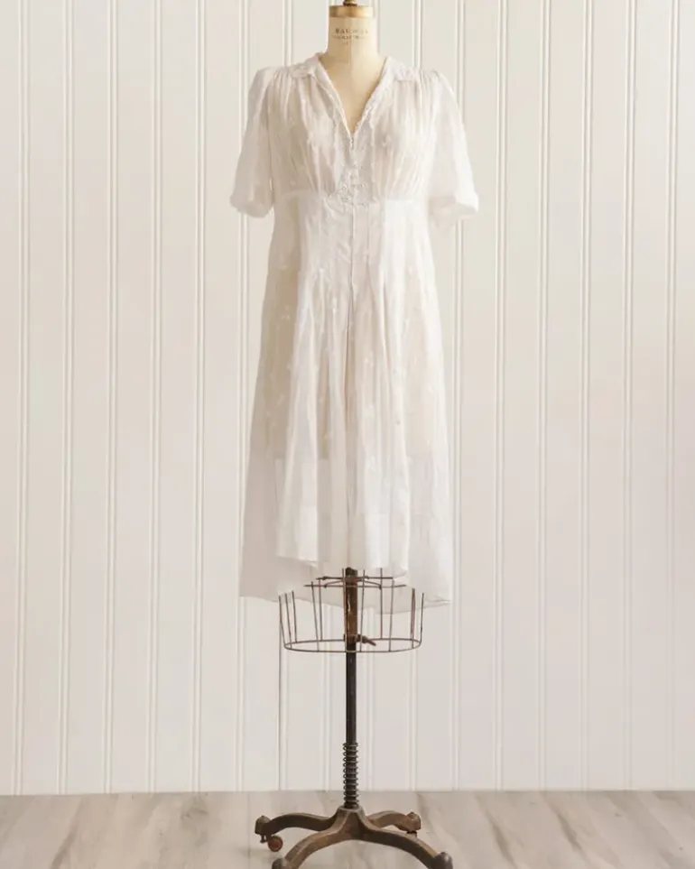 Fontasse Embroidered Voile Dress