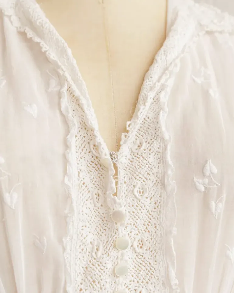 Fontasse Embroidered Voile Dress