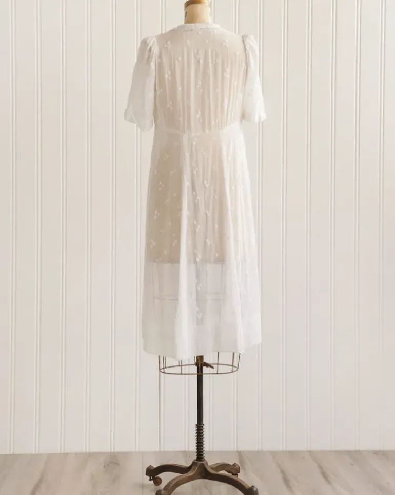 Fontasse Embroidered Voile Dress