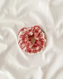 Hannah Plaid Scrunchie
