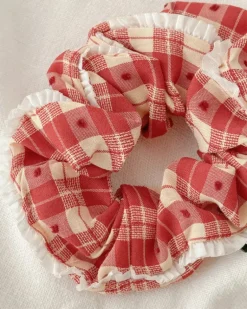 Hannah Plaid Scrunchie