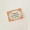 Happy Birthday Card - Brown