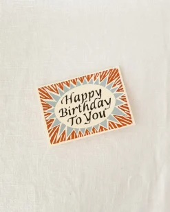 Happy Birthday Card - Brown