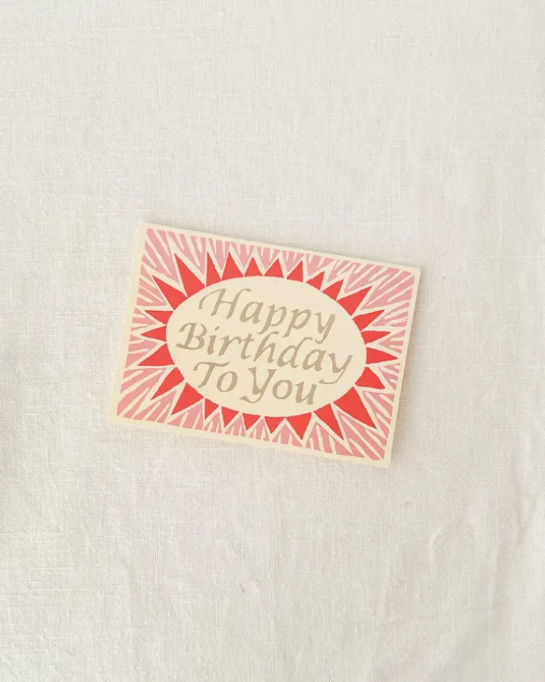 Happy Birthday Card - Pink