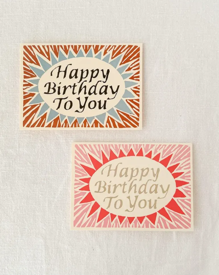 Happy Birthday Card - Pink