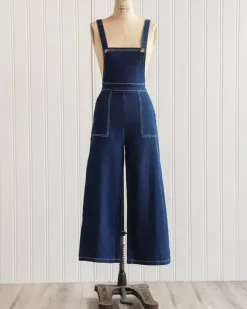 Homefront Dark Wash Overalls