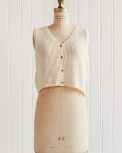 Laramie Knit Vest - Eggwash