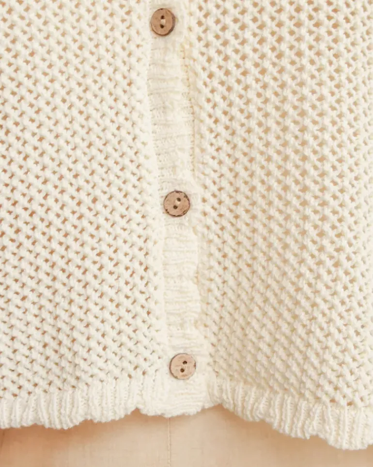 Laramie Knit Vest - Eggwash