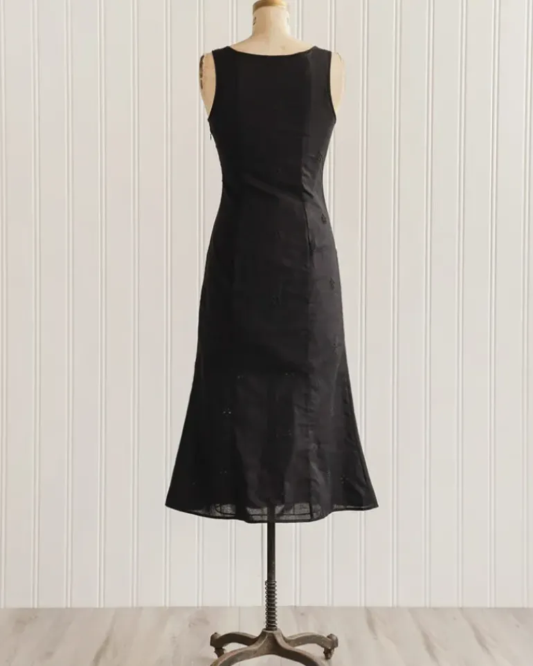 Monstespan Black Midi Dress