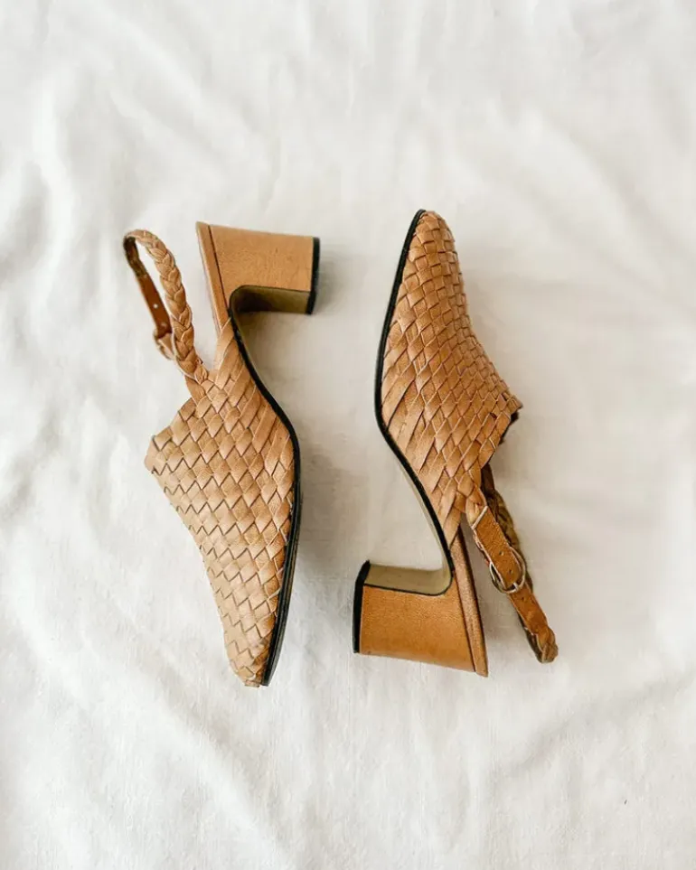 Moureze Woven Slingbacks