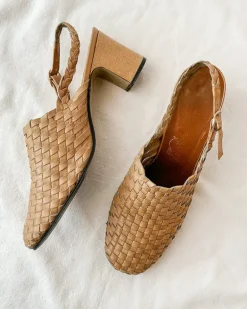 Moureze Woven Slingbacks