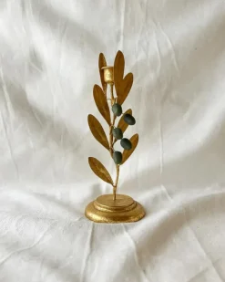 Olive Branch Candle Holder