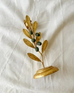 Olive Branch Candle Holder