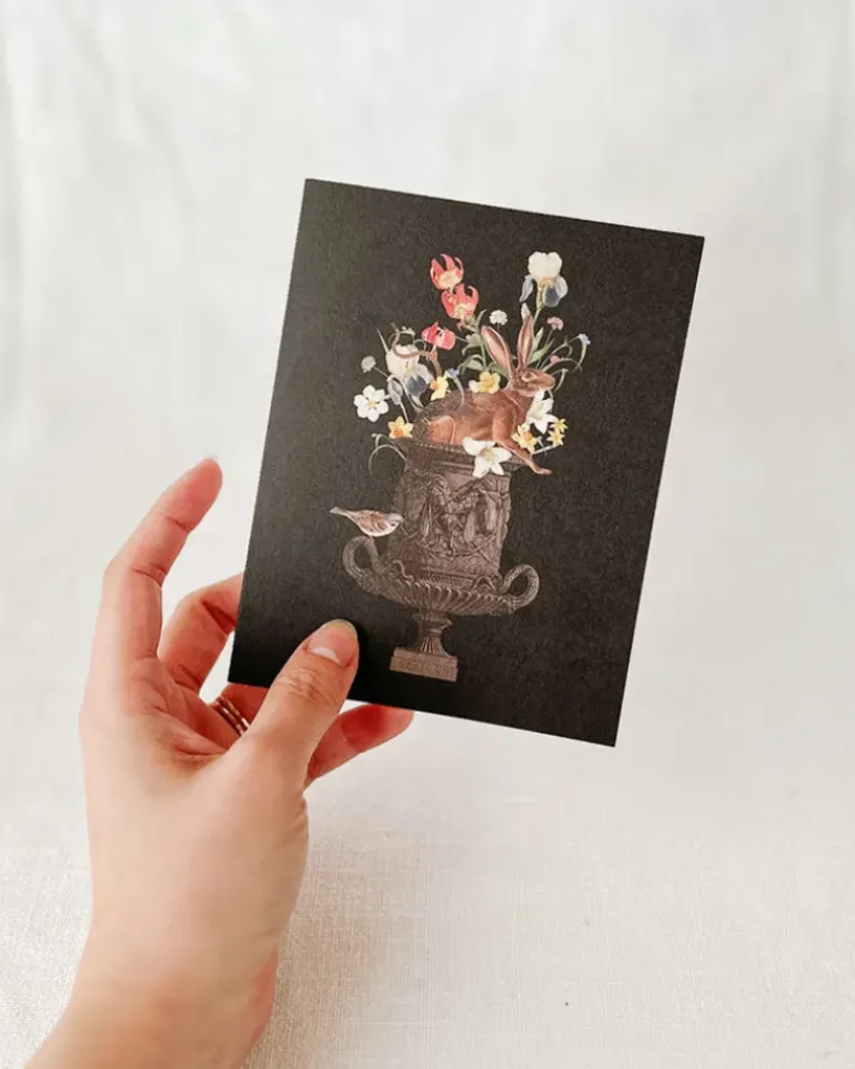 Ostara Vase Greeting Card
