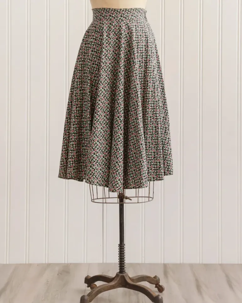 Picking Elderberries Midi Skirt