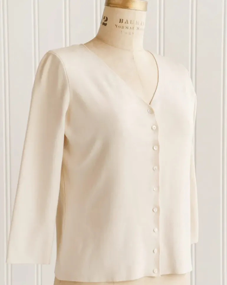 Plaisance Silk Cardigan
