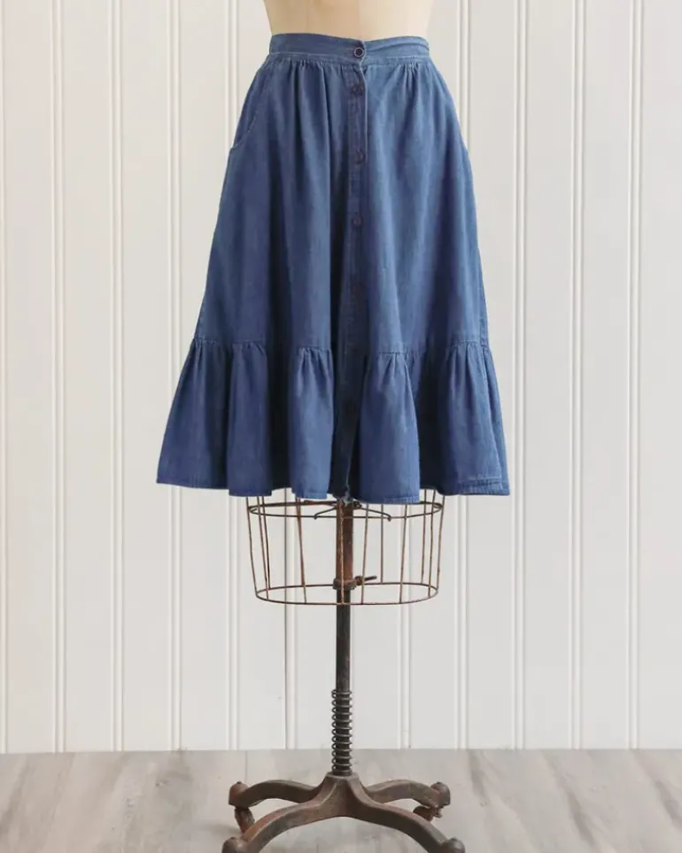 Port Ewen Denim Skirt