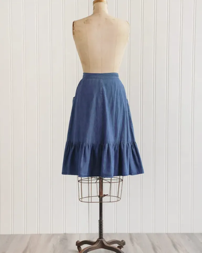 Port Ewen Denim Skirt