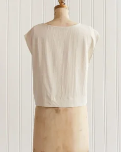 Riley Linen Top - Natural