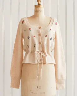 Savannah Embroidered Cardigan