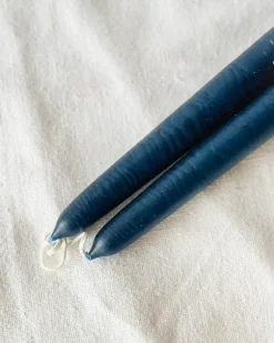 12" Taper Candles - Cobalt