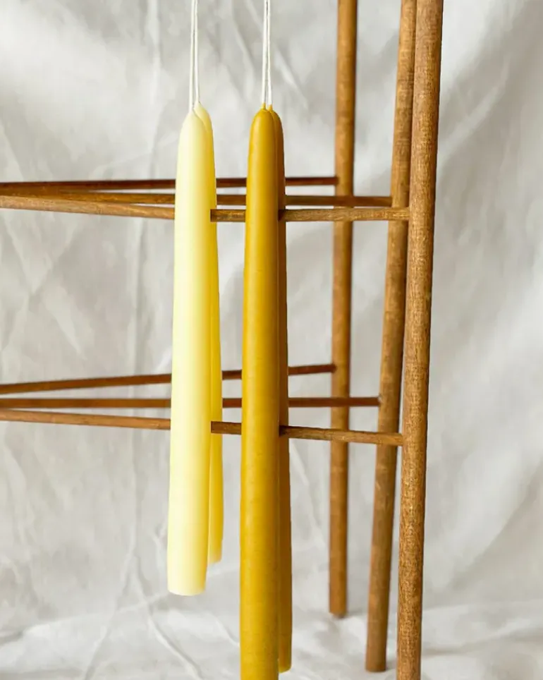 12" Taper Candles - Harvest Gold