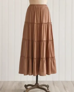 Valerie Tiered Midi Skirt