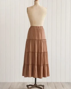 Valerie Tiered Midi Skirt