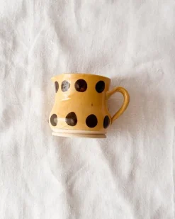 Yellow Brown Dot Creamer